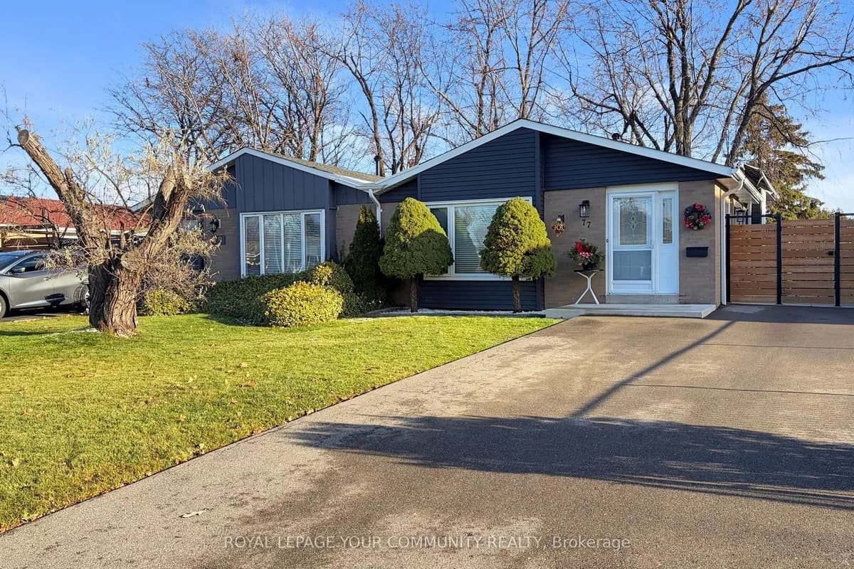 Semi-Detached 3 bedroom 2 bathroom at 77 Goldcrest Road in Brampton - MLS# W12587744