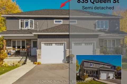 Semi-Detached 4 bedroom 3 bathroom at 835 Queen Street in Gananoque - MLS# X12492812